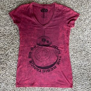 Women’s Star Wars V Neck T Shirt Size Medium